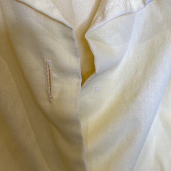 Vintage Tanya Loungewear Yellow Short Sleeve Button Down Pajama Dress Sz XL - Picture 3 of 13